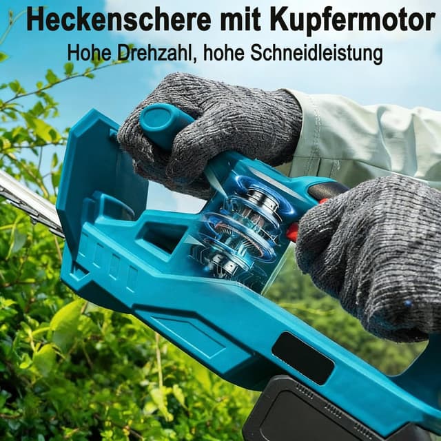 Detalle 2 de Akku-Heckenschere für Makita 51 cm Schnittlänge