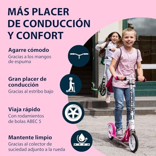 Thumbnail 3 de HUDORA Scooter BigWheel 205 patinete plegable, hasta 100 kg 🛴