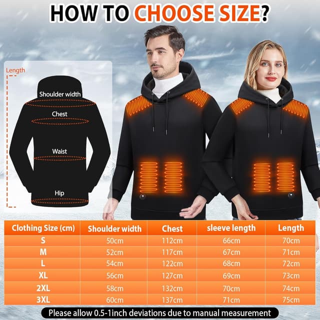 Thumbnail 6 de Sentasi Felpa Riscaldata con Cappuccio 27000mAh