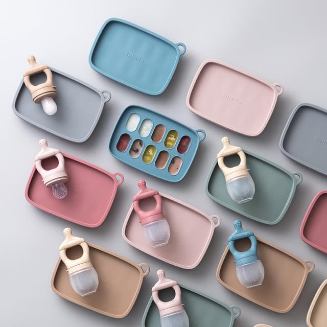 Thumbnail 6 de SAMiGO Baby Food Fruit Feeder & Breastmilk Popsicle Mold Set (Silicone Teether) for 4 Months+