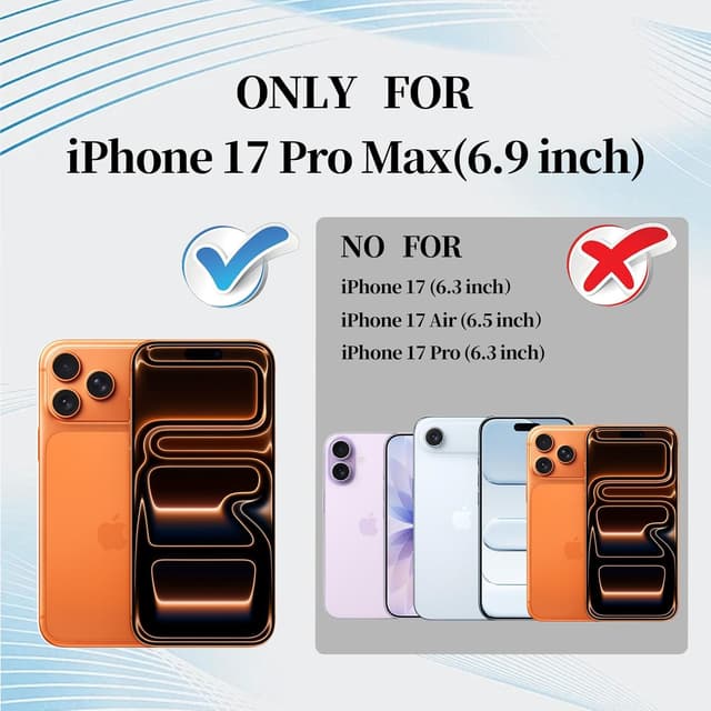 Thumbnail 6 de ankofave Magnetic iPhone 17 Pro Max Case 6.9"
