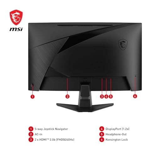 Thumbnail 5 de MSI MAG 27C6X Monitor curvo 27" FHD 250 Hz