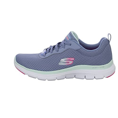 Detalle de Skechers Flex Appeal 4.0 Brilliant View para mujer (Slate Mesh Trim), talla 38 EU