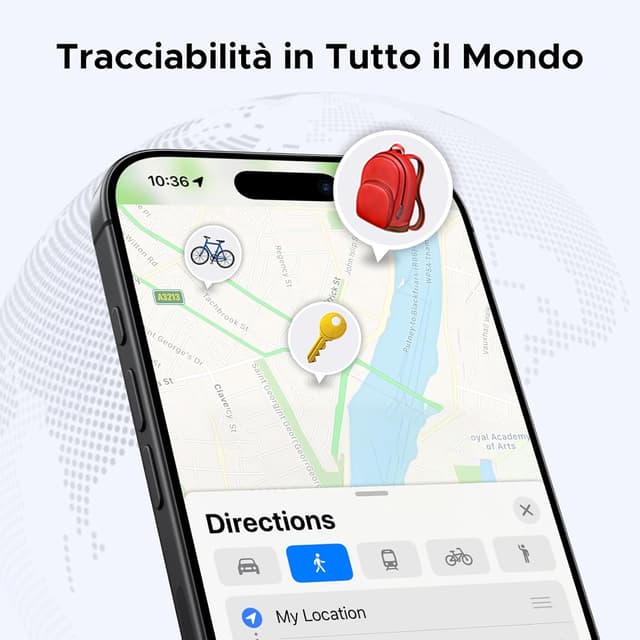 Detalle de UGREEN FineTrack Smart Finder per SmartTag 24 mesi