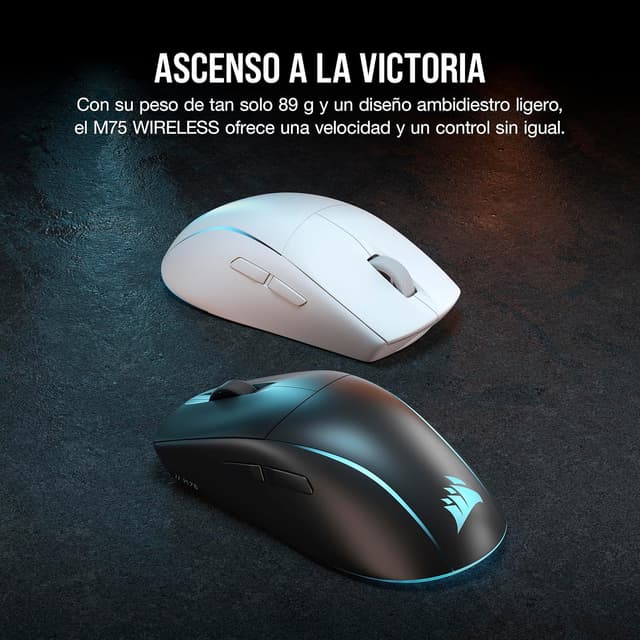 Thumbnail 1 de Corsair M75 Wireless RGB Ratón Ligero para Juegos