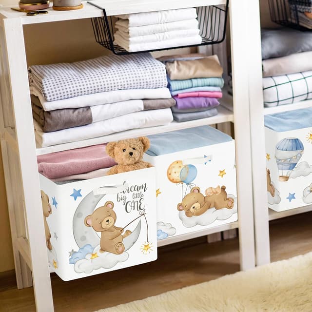 Thumbnail 4 de HUUMONSS Sleeping Animals Storage Cubes 3-Pack