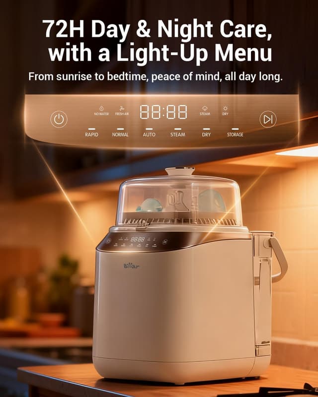 Thumbnail 3 de Bear Bottle Washer Pro baby bottle washer and steriliser