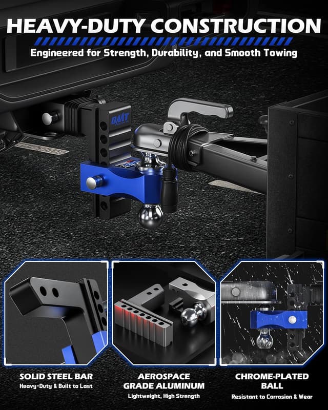 Thumbnail 5 de Orion Motor Tech Adjustable Trailer Hitch 12500 lb