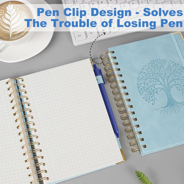 Detalle 1 de AOOSU A5 quaderno spiralato 300 pagine