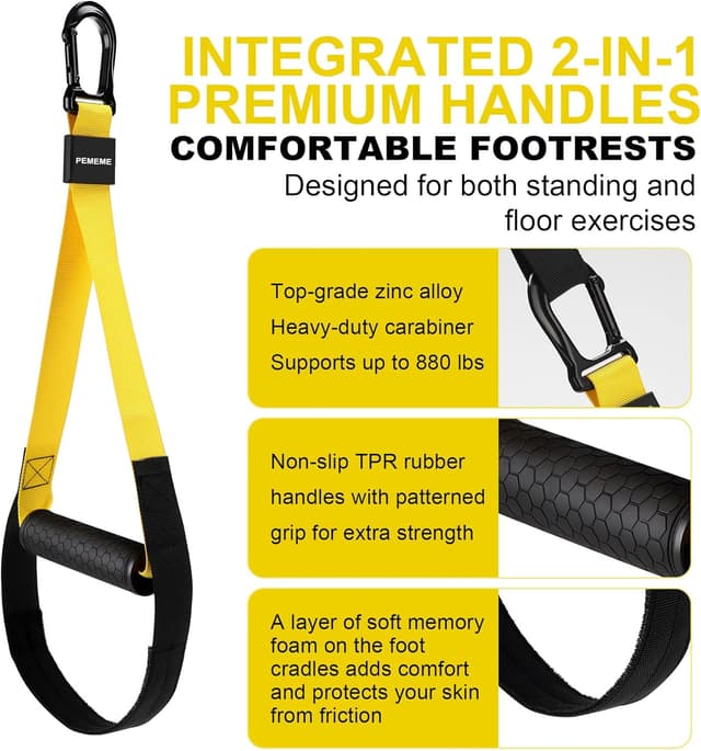 Detalle 2 de Home Resistance Training Kit suspension trainer 🏋