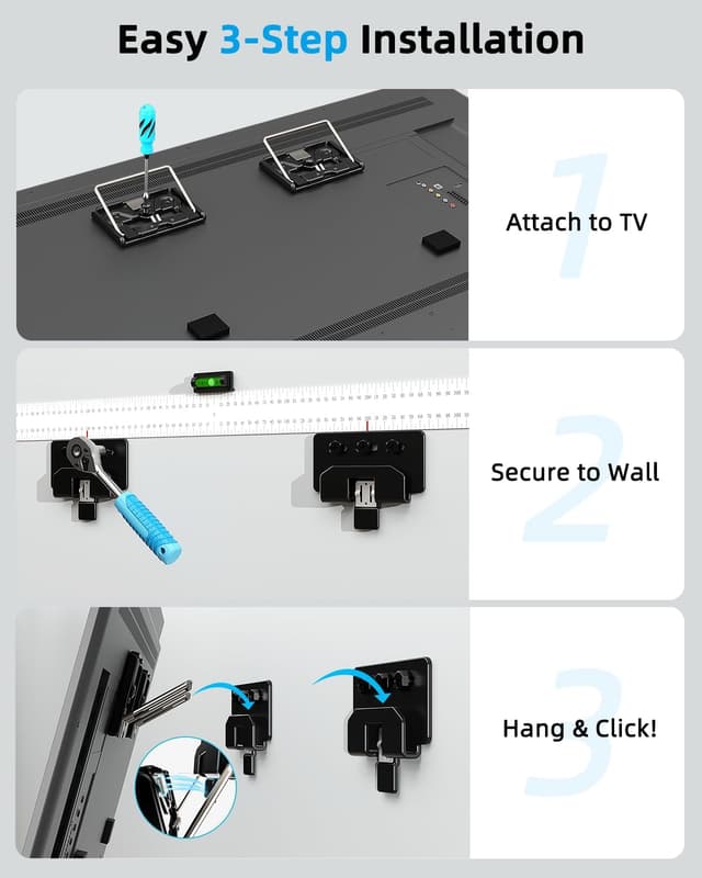 Thumbnail 4 de Ultra Slim TV Wall Mount 100 lbs