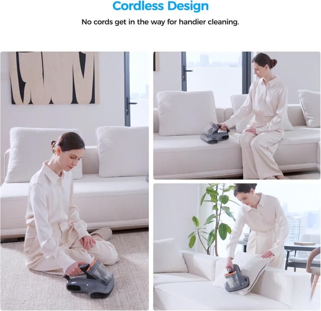 Thumbnail 8 de JIGOO S100 Aspirador de Colchones con Luz UV 🛏️