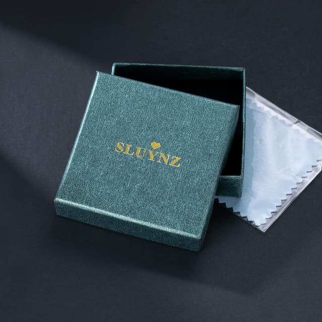 Detalle 1 de SLUYNZ Sterling Silver droplet earrings 6.3cm