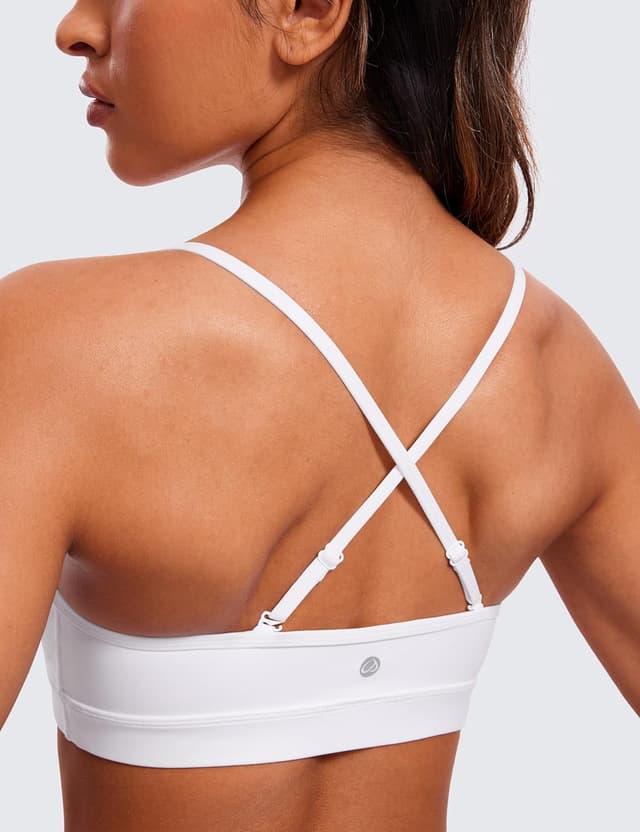 Detalle 2 de CRZ YOGA Butterluxe : brassière de sport yoga à encolure en V, ajustable et rembourrée