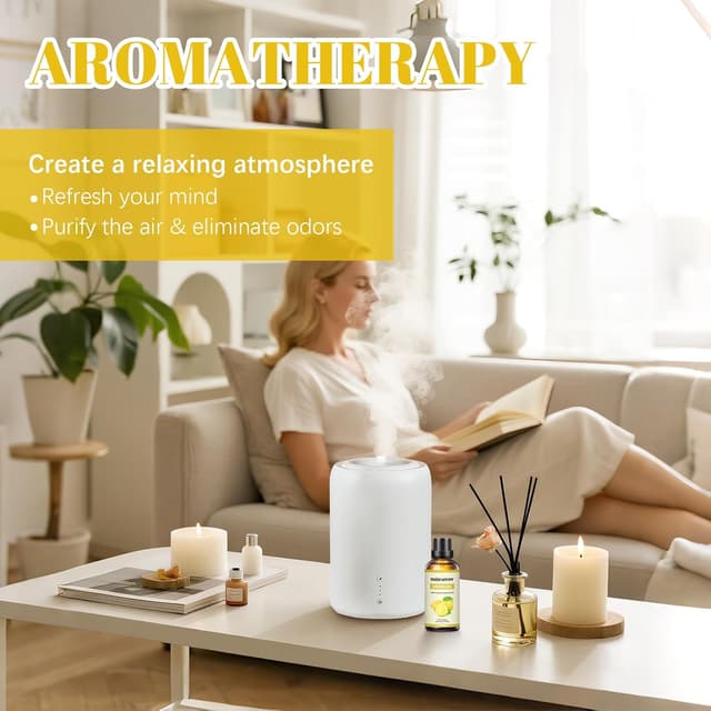 Detalle de Migcaput Ätherisches Zitronenöl (100 ml) – kaltgepresst, 100% naturrein für Diffuser & Raumduft