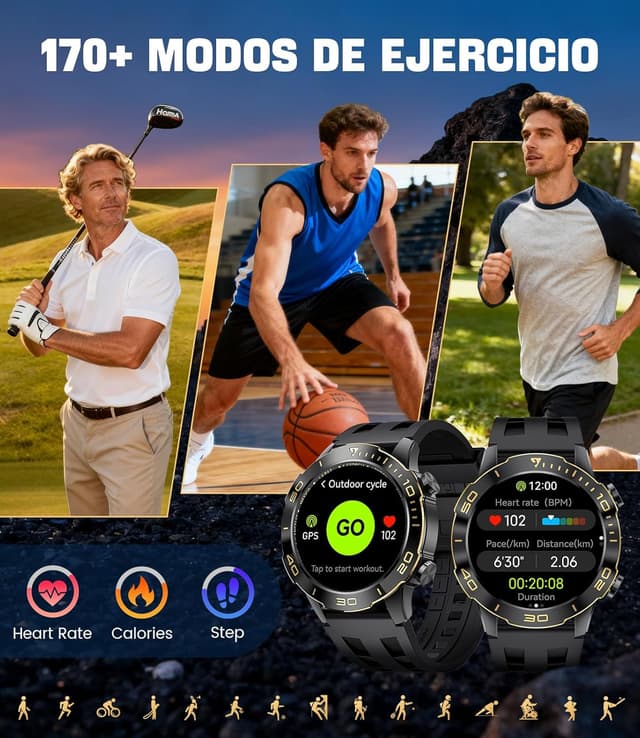 Thumbnail 5 de BENYAR TX7 Reloj inteligente para hombre