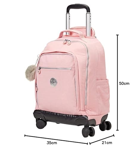 Thumbnail 4 de Kipling New Zea Mochila Grande con Ruedas 🧳 Bridal Rose