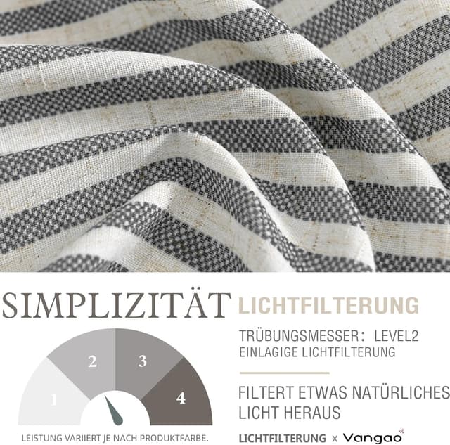 Thumbnail 5 de Rideaux cuisine brise-bise 65x90 Lot de 2