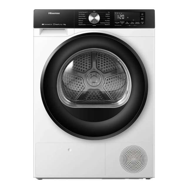 Detalle de Hisense DH3S902BWCC secadora 9 kg