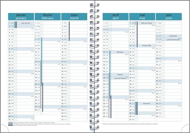 Detalle 2 de Exacompta 2110153E Agenda EasyTime 21 x 15 cm