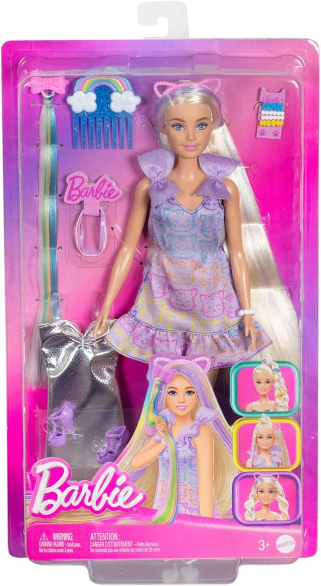 Thumbnail 5 de Barbie Fun & Fancy: Muñeca Rubia con Accesorios y Estilo
