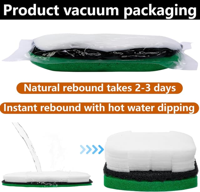 Detalle de GIONAR Pond Foam Filter Pads for ponds