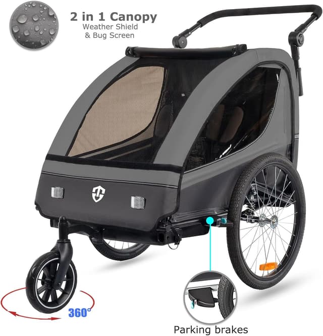 Detalle 2 de Tiggo VS Kinderanhänger 40 kg