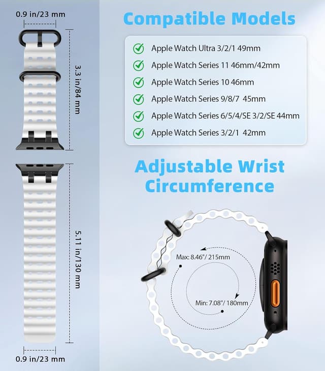 Detalle 2 de MoKo Ocean Band for Apple Watch 49mm