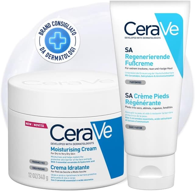 Imagen de CeraVe Kit Corpo e Piedi Crema viso en OfertitasTOP