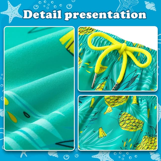 Detalle de UMELOK Boys Swim Trunks with UPF 50+