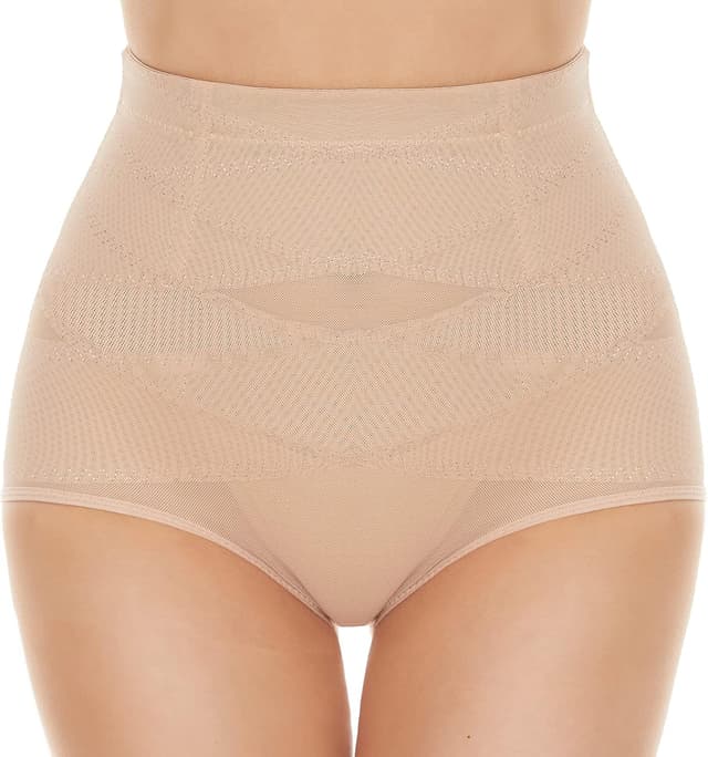 Detalle de SIMIYA Women Tummy Control Knickers High Waisted Shapewear
