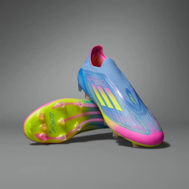 Detalle de adidas F50 Elite Laceless de fútbol, césped seco