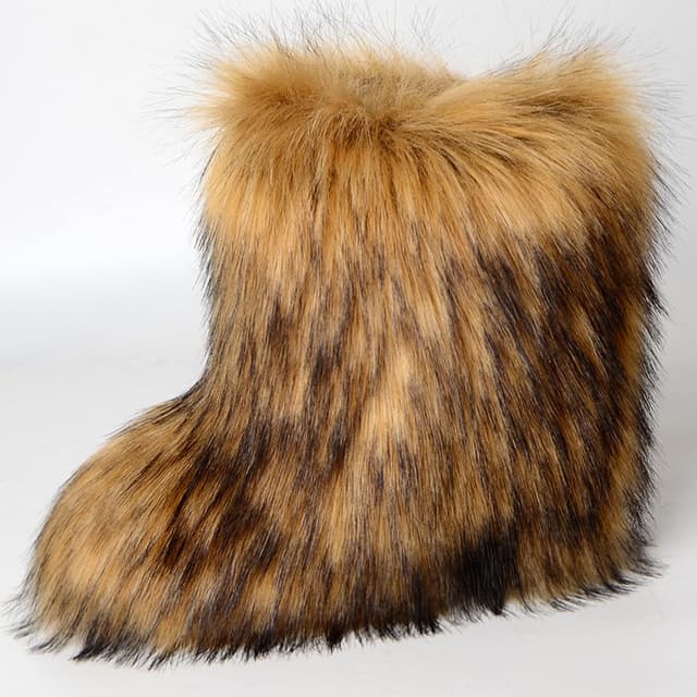 Thumbnail 3 de YXCFEWD Fur Boots 8 Wide Snow Boots