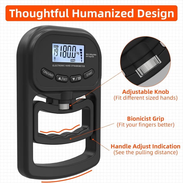 Thumbnail 2 de inaepeak Entrenador de fuerza de agarre 180 kg