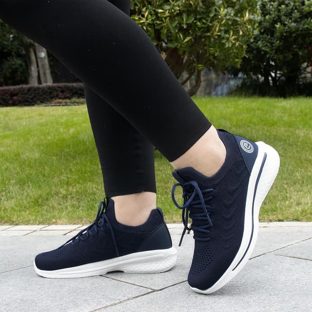 Detalle de Giniros Sneakers donna in maglia traspirante, leggere e comode per running, palestra e uso quotidiano