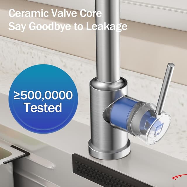 Thumbnail 4 de YEAUPE PRO Grifo Cocina Extraible con caño giratorio 360°