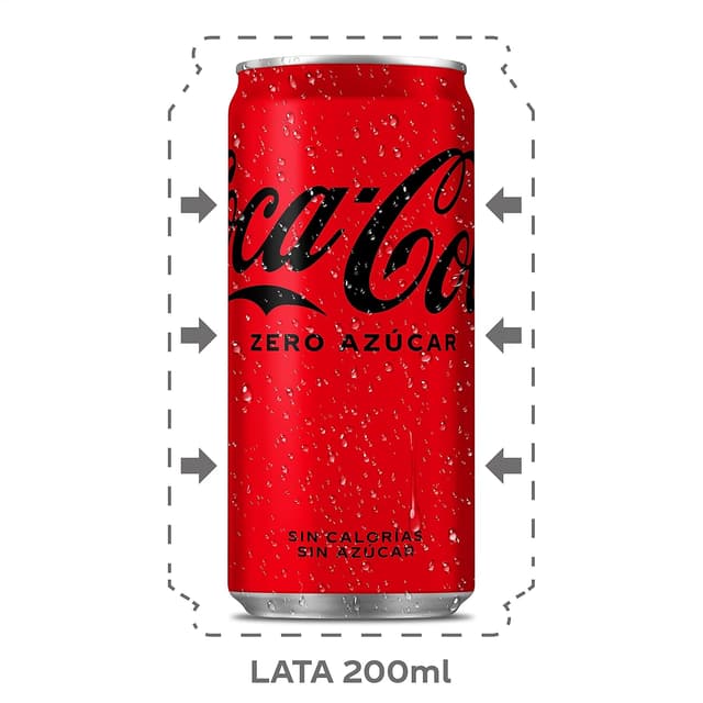 Thumbnail 1 de Coca-Cola Zero Azúcar 🍶 Pack 10 mini latas 200 ml
