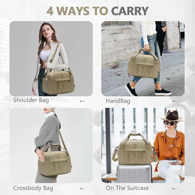 Detalle de Borsa da viaggio SUCIKORIO 40x30x20 per bagaglio a mano (25 L) con scomparto scarpe e busta bagnata