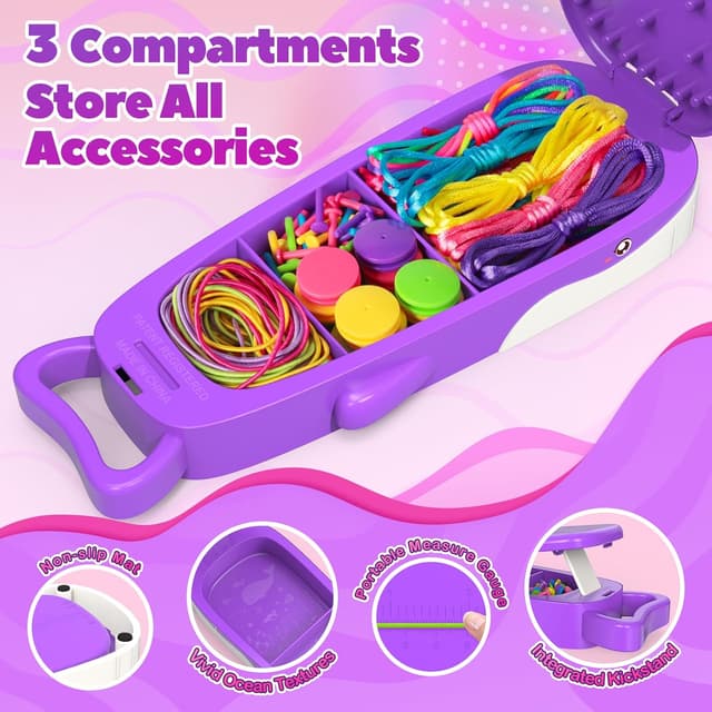 Detalle 2 de Whale bracelet making kit 16 bracelets