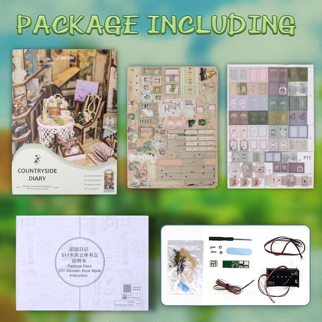 Thumbnail 6 de CRIOLPO Book Nook Kit Pastoral Diary