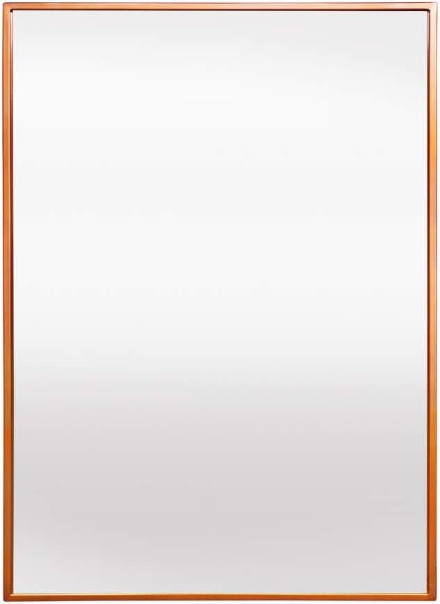 Detalle de Elegance by Casa Chic Gran Espejo de Pared Oro Rosa 🪞 70x50 cm