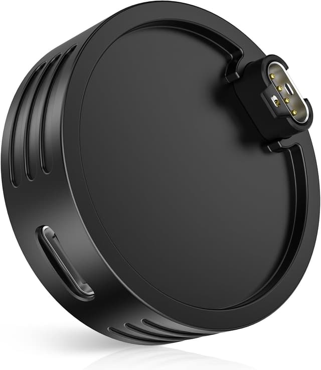 Detalle de Ruxely USB-C charging adapter & dock for Garmin watches (Type C cable holder)