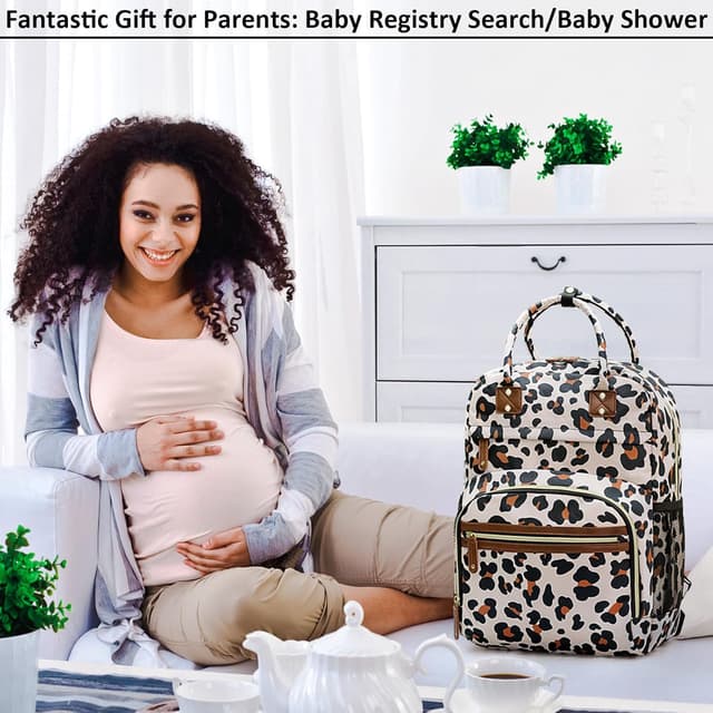 Thumbnail 4 de Tenot Diaper Bag Backpack Tote for Women (Large Capacity) with Insulated Pockets