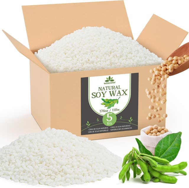 Detalle de Sojawachs für Kerzen 5 kg von Waxcanpy