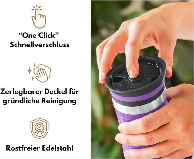 Thumbnail 2 de Milu Thermobecher 370 ml violett