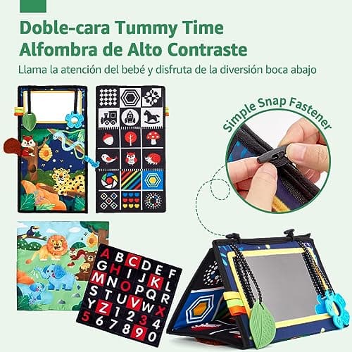 Detalle 2 de Hahal and Juguetes Montessori espejo bebé