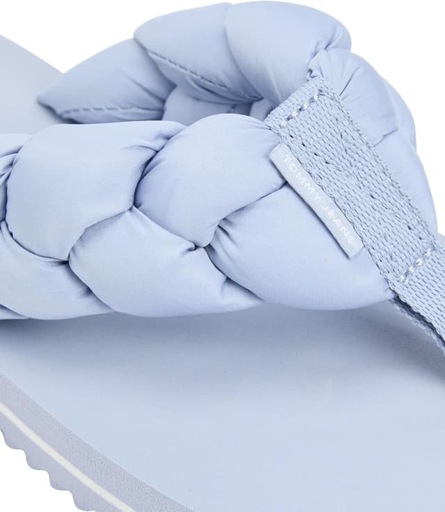 Detalle 2 de Tommy Jeans infradito da donna braided beach sandal con dettaglio a treccia
