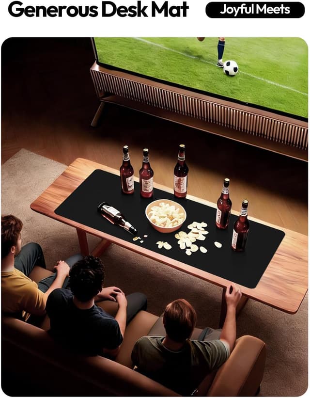 Thumbnail 6 de YSAGi PU Leather Desk Protector Mat — Large Office Mouse Pad & Waterproof Writing Surface