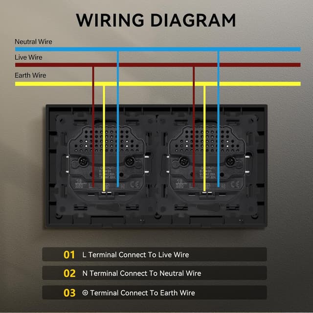 Thumbnail 4 de BSEEDLIFE Enchufe doble empotrable 16A 20W USB