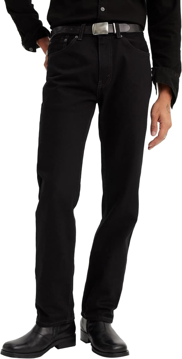 Detalle de Levi’s Men’s Jeans 505 Regular Fit with 5-pocket style